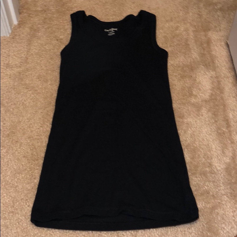 Basic black tank top